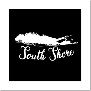 South Shore Script (Dark Colors) Posters and Art